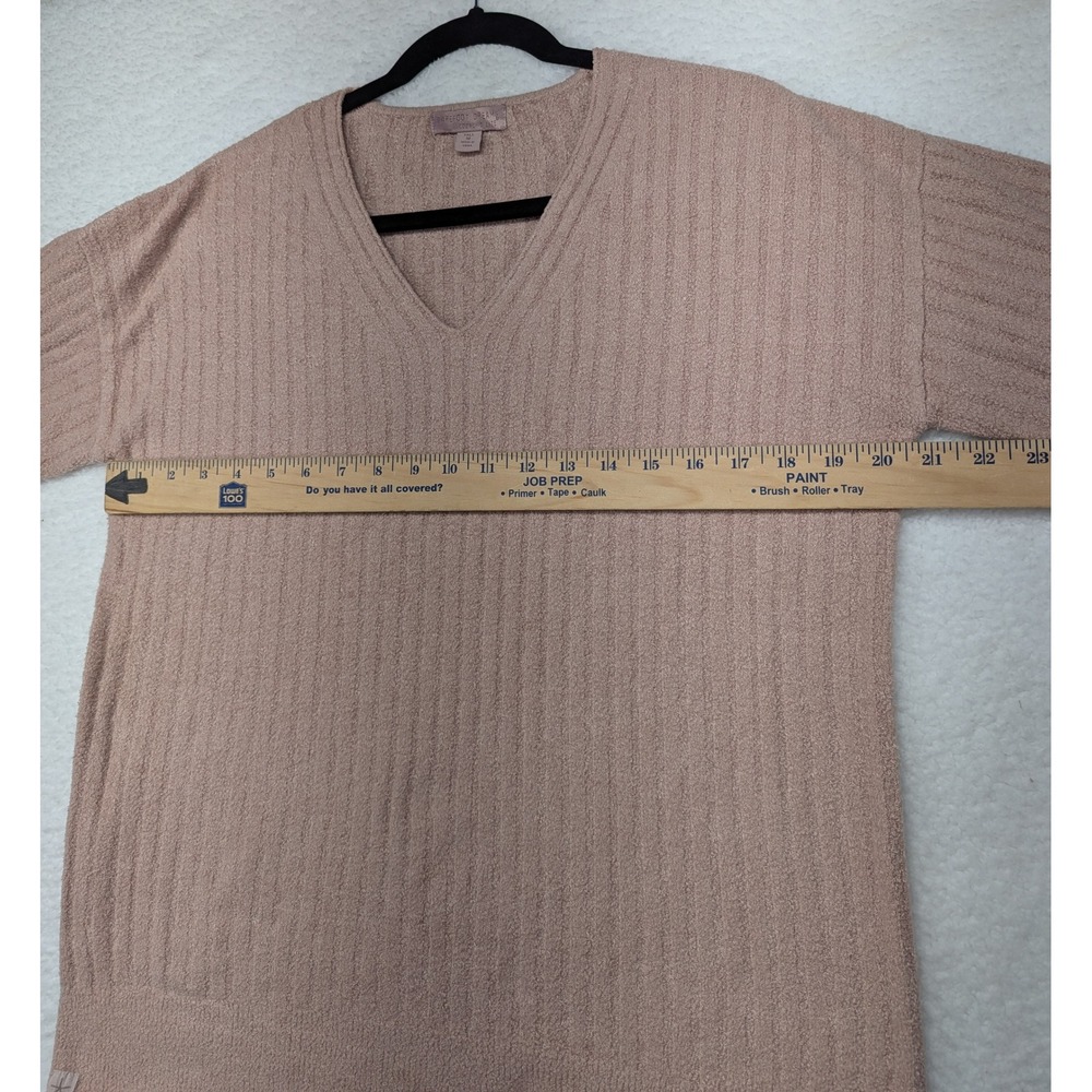 V-Neck Ribbed Sweater - Pink - Picture 5 of 8
